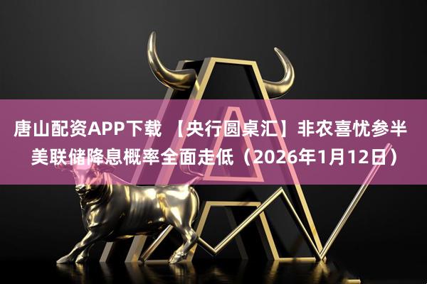 唐山配资APP下载 【央行圆桌汇】非农喜忧参半 美联储降息概率全面走低（2026年1月12日）